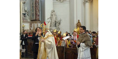 Aussendung der Sternsinger im Hohen Dom zu Fulda (Foto: Karl-Franz Thiede)